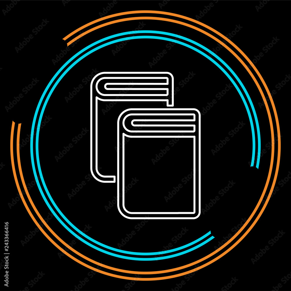 vector Books library illustration - literature vector Books library illustration - literature