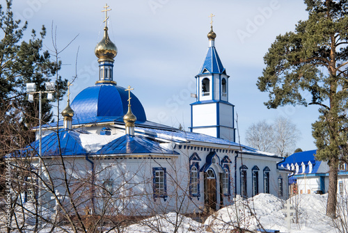 Uspensko-Nikolsky temple in Yalutorovsk. Russia photo