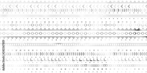 Tribal etnic surface seamless pattern design. Geomtric gradient background