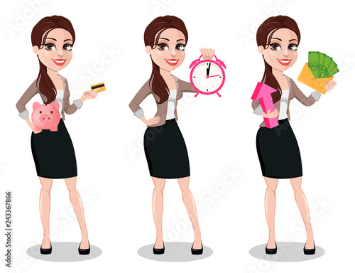 Business woman in casual clothes