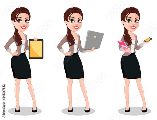 Business woman in casual clothes