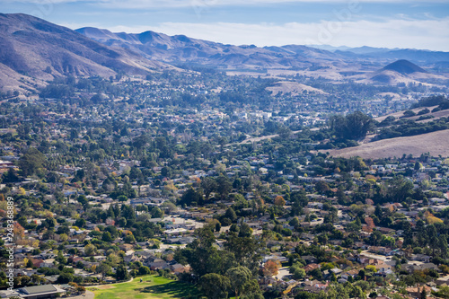 View towards downtown San Luis Obispo, California © Sundry Photography