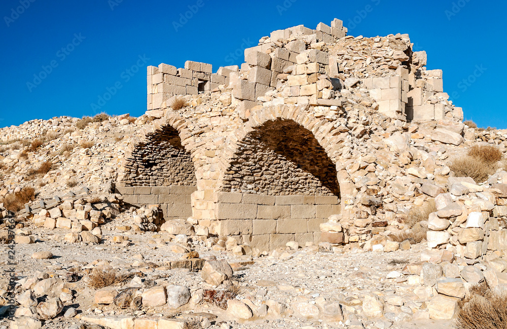 Desert of Shobak in Jordan Desert of Shobak in Jordan