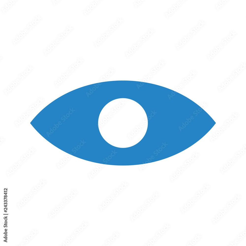 Eye icon on white background for graphic and web design, Modern simple vector sign. Internet concept. Trendy symbol for website design web button or mobile app Eye icon on white background for graphic and web design, Modern simple vector sign. Internet concept. Trendy symbol for website design web button or mobile app