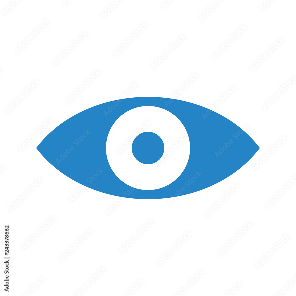 Eye icon on white background for graphic and web design, Modern simple vector sign. Internet concept. Trendy symbol for website design web button or mobile app Eye icon on white background for graphic and web design, Modern simple vector sign. Internet concept. Trendy symbol for website design web button or mobile app