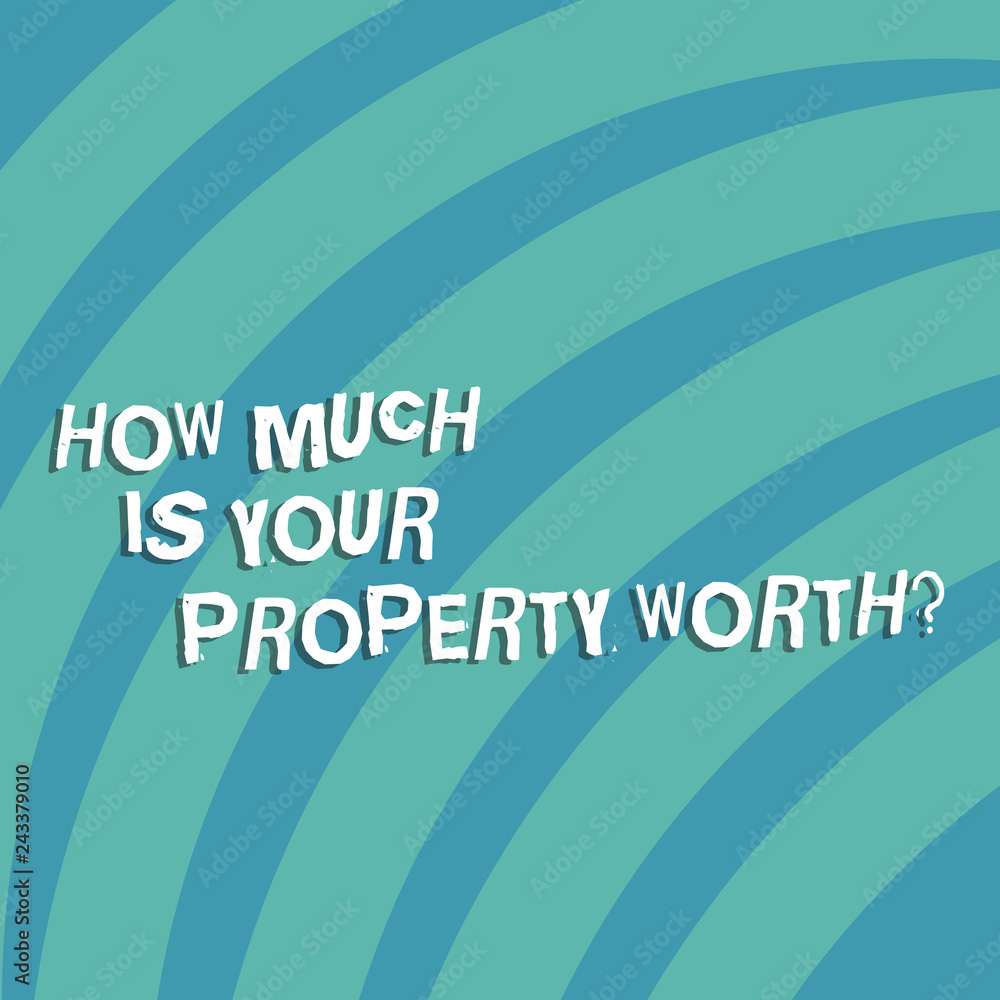 Text sign showing How Much Is Your Property Worthquestion. Conceptual photo Establish the price of properties Quarter Circle Halftone Blank Space for Poster Presentations Web Design Text sign showing How Much Is Your Property Worthquestion. Conceptual photo Establish the price of properties Quarter Circle Halftone Blank Space for Poster Presentations Web Design