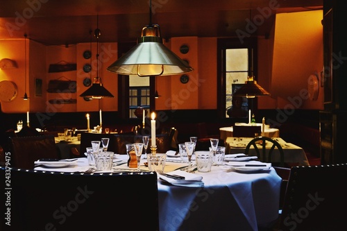 Canvas Print Restaurant interior in Copenhagen