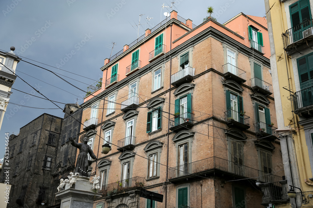 Building in Naples, Italy