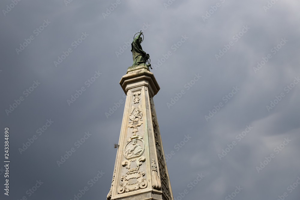 San Domenico Obelisk in Naples, Italy