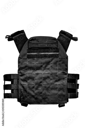 bulletproof vest isolated on white