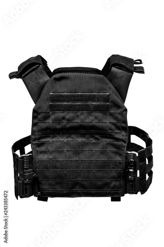 bulletproof vest isolated on white