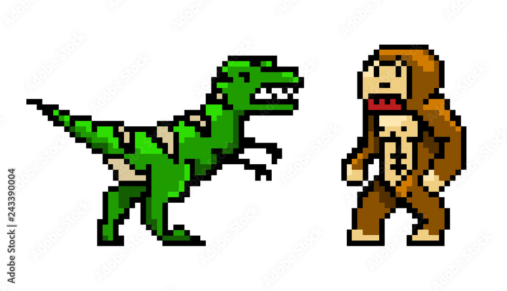 T Rex Game Vector Art, Icons, and Graphics for Free Download