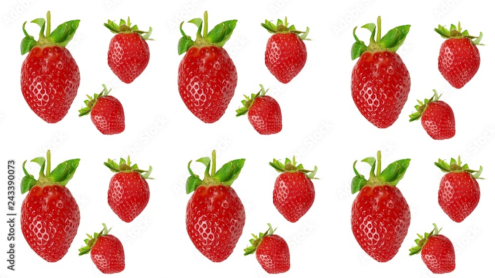 Strawberries isolated on white background Strawberries isolated on white background
