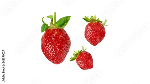 Fototapeta Naklejka Na Ścianę i Meble -  Strawberries isolated on white background