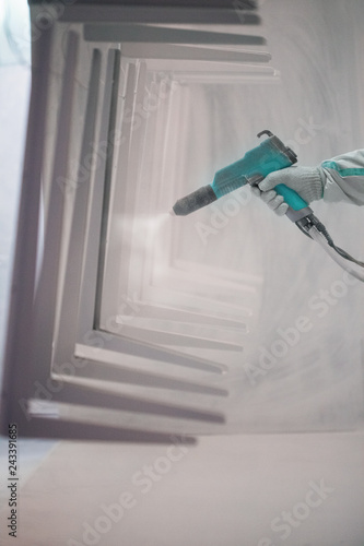 Industrial powder coating