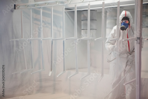 Industrial powder coating
