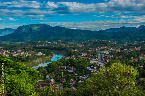 vibrant country skyline asia