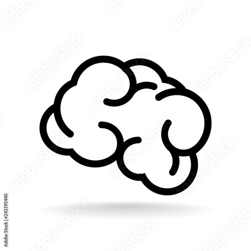 Brain vector icon