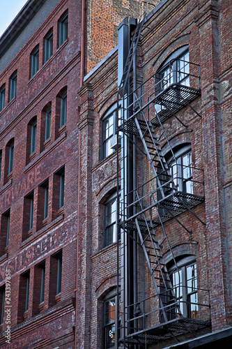 old building fire escape © Gary