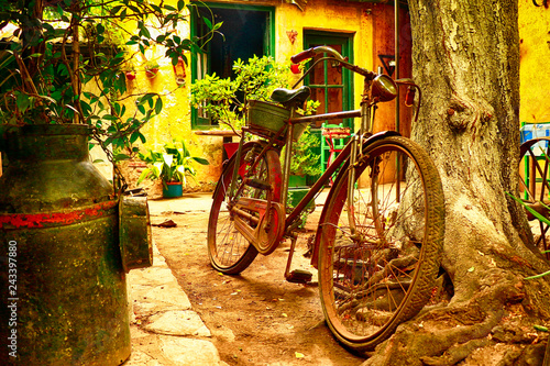 bicycle on the street