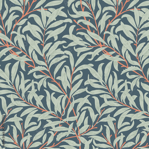 Willow Bough by William Morris (1834-1896). Original from the MET Museum. Digitally enhanced by rawpixel.