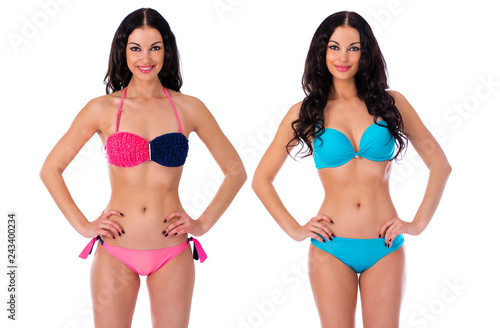 Collage Fashion female swimsuits