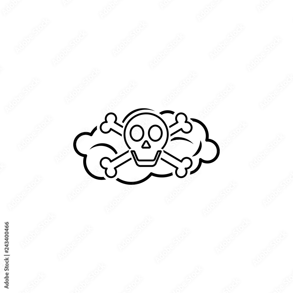 skull, dangerous, poison icon. Element of earth pollution icon for mobile concept and web apps. Detailed skull, dangerous, poison icon can be used for web and mobile skull, dangerous, poison icon. Element of earth pollution icon for mobile concept and web apps. Detailed skull, dangerous, poison icon can be used for web and mobile