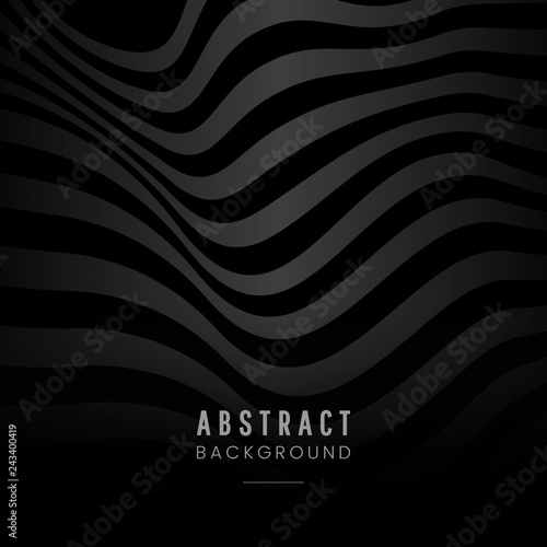 Black abstract background design vector