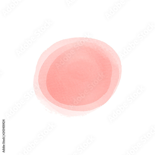Pastel peach watercolor background vector