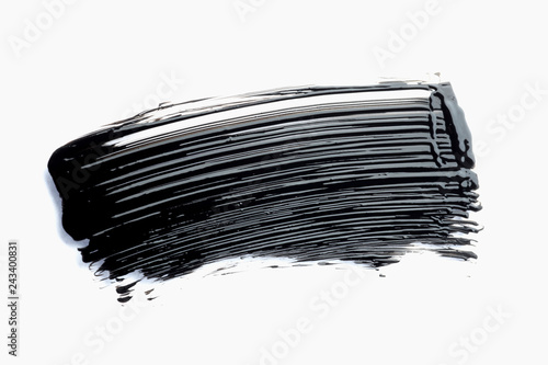 mascara texture with white background
