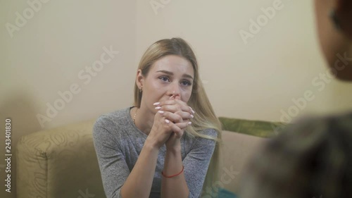 psychologist says serious things from what a girl is on the verge of tears