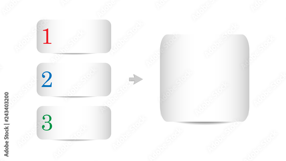 Empty infographic blank template vector design Empty infographic blank template vector design