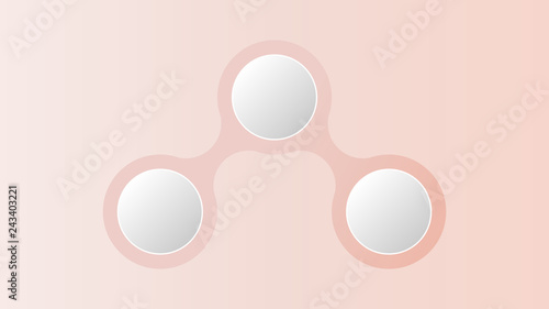 Empty infographic blank template vector design