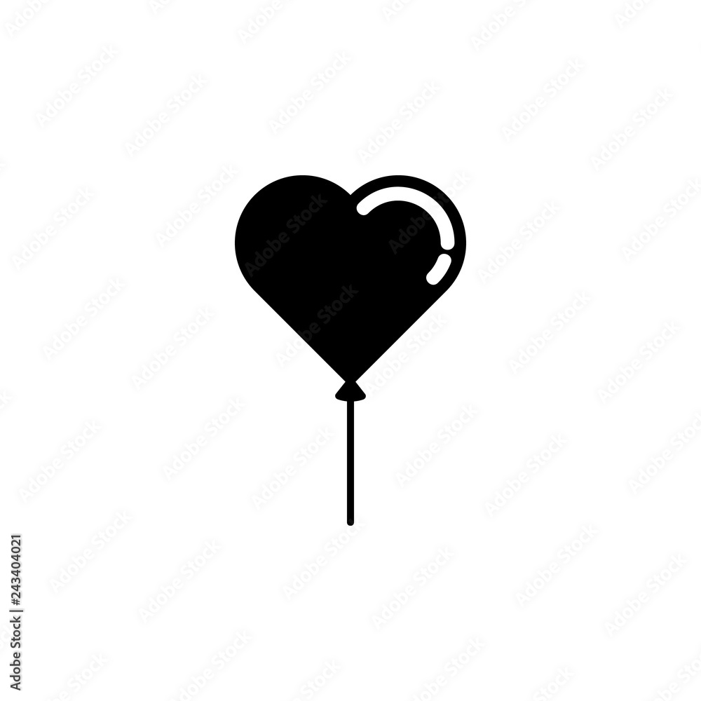 heart ball icon. Element of Valentine's Day icon for mobile concept and web apps. Detailed heart ball icon can be used for web and mobile