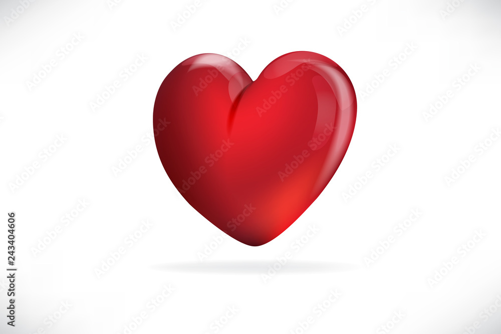 Heart love logo vector