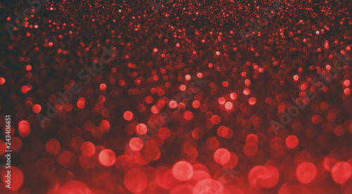 Soft red bokeh lights background for Valentine's day, Party, Event design.