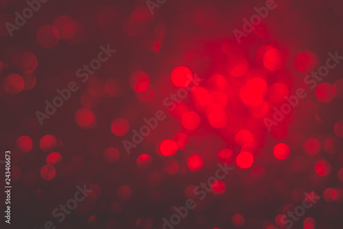 Abstract and retro defocused red lights background