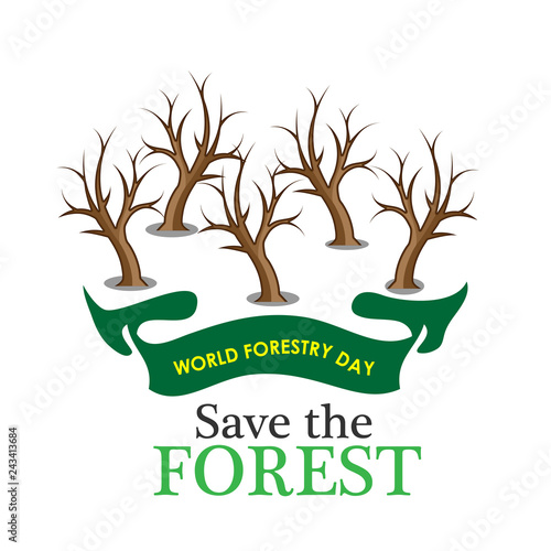 World forestry day stock background. save the forest, dead tree. 