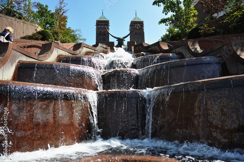 Schlossbrunnen Fountain, Rheinland-Pfalz, Germany, 2017, Pirmasens photo