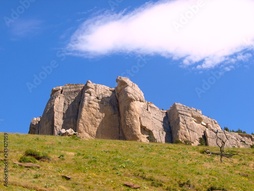 Rock on the hill