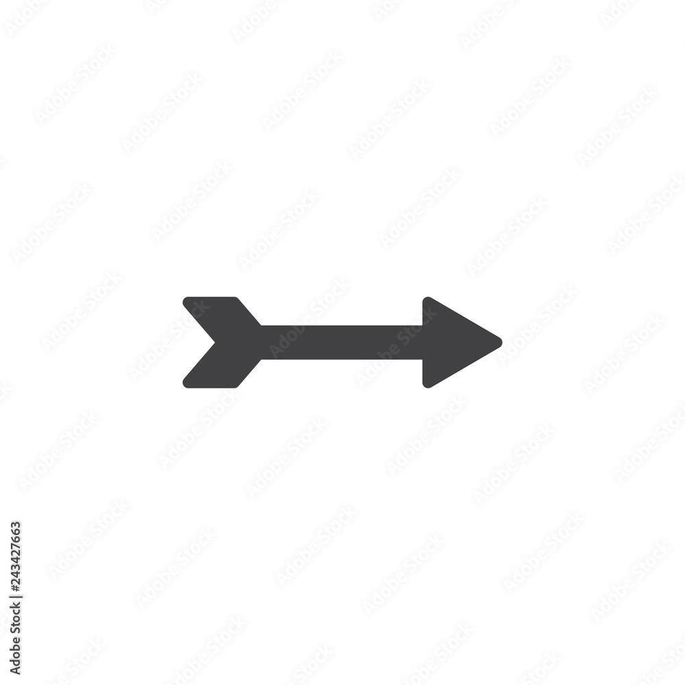 Right direction arrow vector icon. filled flat sign for mobile concept and web design. Arrow right simple solid icon. Symbol, logo illustration. Pixel perfect vector graphics Right direction arrow vector icon. filled flat sign for mobile concept and web design. Arrow right simple solid icon. Symbol, logo illustration. Pixel perfect vector graphics
