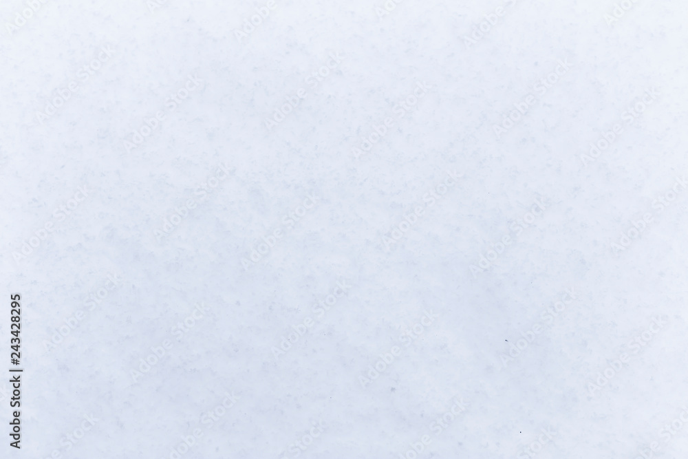 Obraz premium White snow lies on the surface