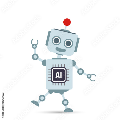 AI Artificial intelligence Technology robot cartoon 001