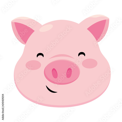 pig smiling icon