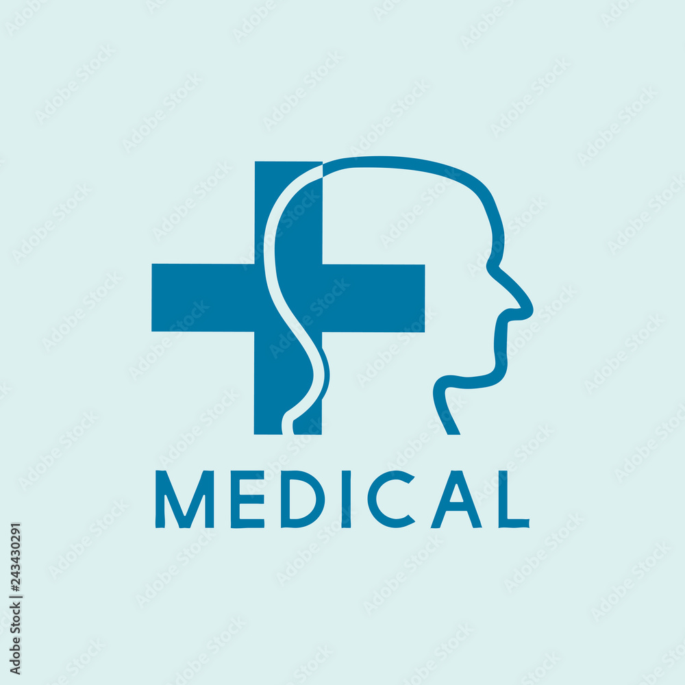 Blue mental illness health care vector Blue mental illness health care vector