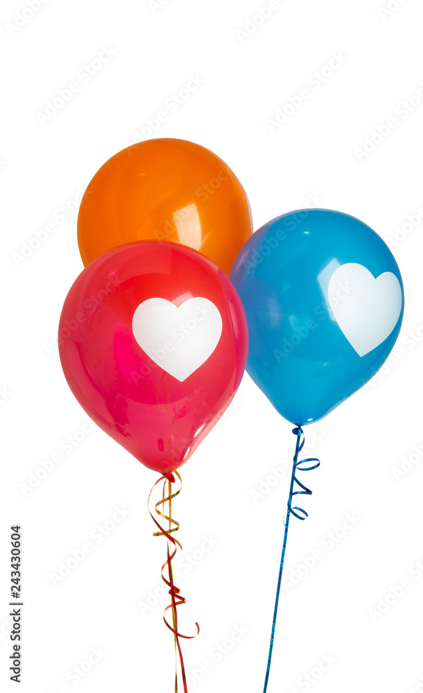 heart balloons isolated heart balloons isolated