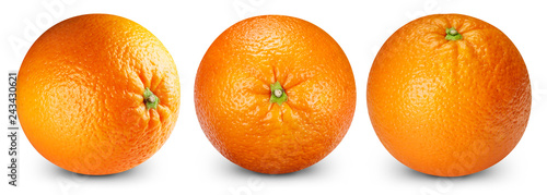 Orange fruits isolated