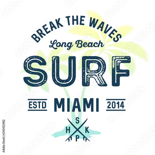 Break The Waves - Tee Design For Printing