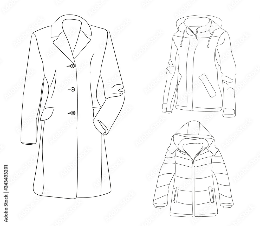 outfit of a jacket and coat outfit of a jacket and coat