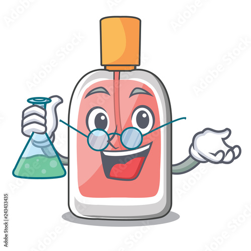 Professor parfum botlle shape on the cartoon